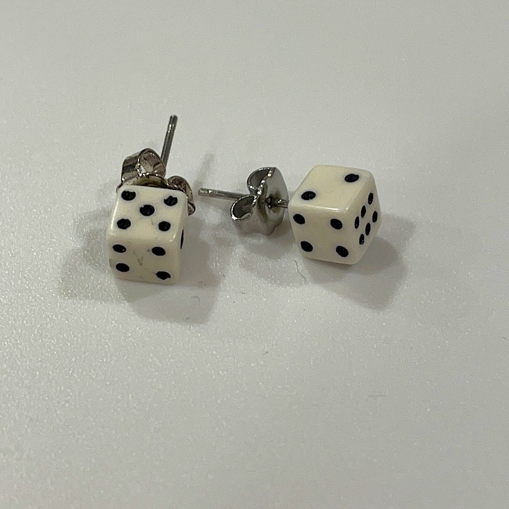 Dice Stud Earrings